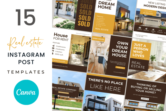 15 Real Estate Instagram Post Templates for Your Brand