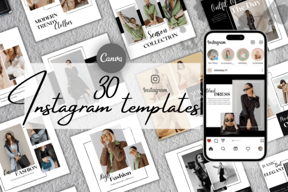 30 Instagram Templates for Fashion & Style Creators