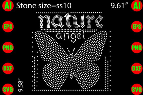 Bringing Nature and Light to Your Projects: Angel Rhinestone Templates