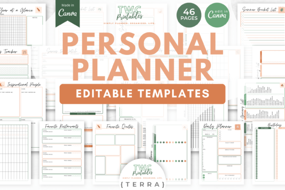 Design Your Dream Life: The TERRA Planner Canva Collection