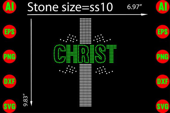 Elevate Your Faith-Based Crafts with Jesus Rhinestone Templates