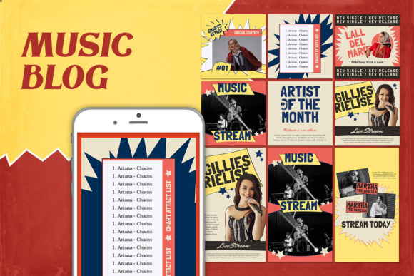 Engagement Music Instagram Templates: Your Visual Content Toolkit