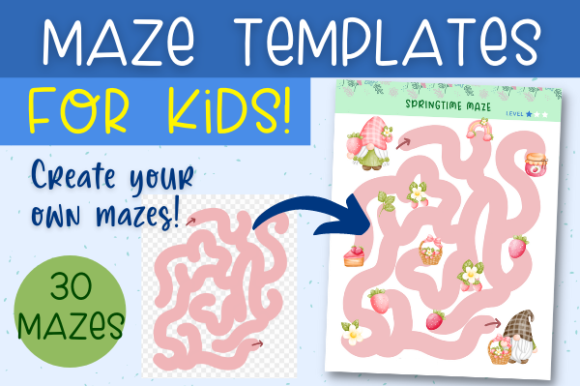 Maze Templates for Kids: Build Brain-Boosting Activities