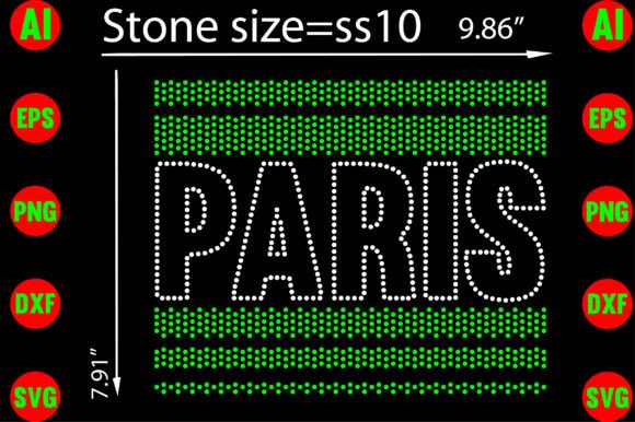 Paris Rhinestone Templates: A Sparkling Design Asset for Creators