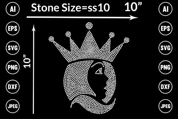 Queen Rhinestone Templates: A Rare Design for Your Projects