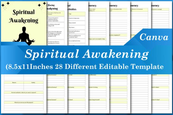 Spiritual Awakening Canva Templates for Mindful Living