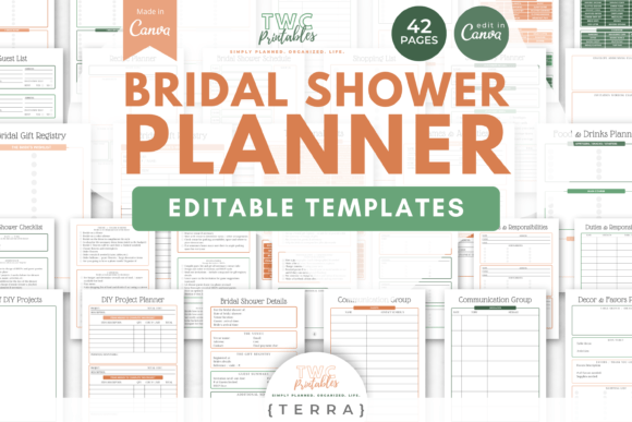 Your Ultimate Bridal Shower Planner Canva Templates Guide